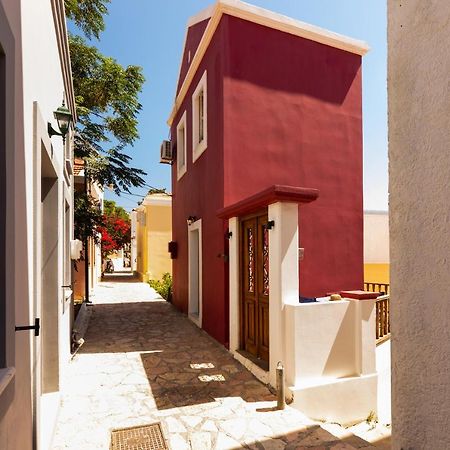 Coralli House Chalki Town Bagian luar foto